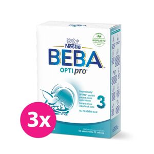 3x BEBA OPTIPRO® 3 Mlieko batoľacie, 500 g? VP-F170841