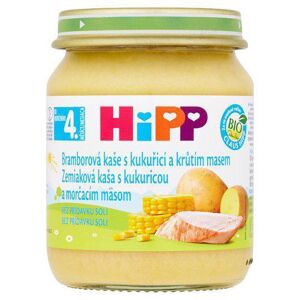 HiPP BIO Zemiaky a kukurica s morčacím mäsom 125 g CZ6203-01