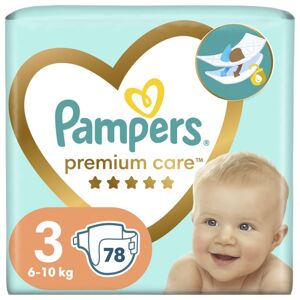 PAMPERS Plienky jednorázové Premium Care veľ. 3 (78 ks) 6-10 kg 8006540857755