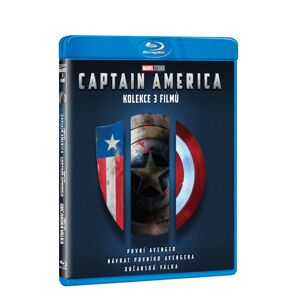 Captain America 1.-3. (3BD) D01603 - Blu-ray kolekcia