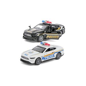 Wiky Auto policajné kovové 12,5cm- čierne 033120 - auto