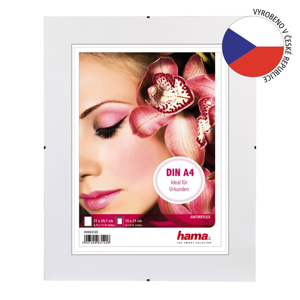 Hama 63120 - Fotorámček clip-Fix, antireflexné sklo, 21x29,7 cm