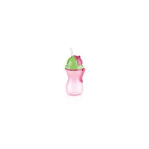 Tescoma Bambini 668172.53 Detská fľaša so slamkou BAMBINI 300 ml - zelená, ružová
