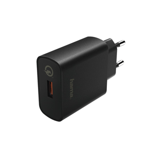 Hama Quick Charge 3.0 19.5W - Univerzálny USB adaptér čierny