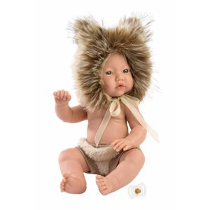 Llorens Llorens 63201 NEW BORN CHLAPČEK - realistická bábika bábätko s celovinylovým telom - 31 MA4-63201