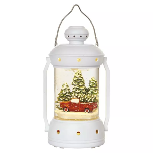 Emos LED vianočný lampáš, 19.5cm, 3× AA, vnút., teplá biela, časovač DCLW07 - Vianočná dekorácia
