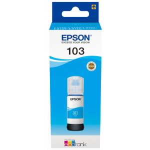 Epson 103 Cyan Ink Container 65ml L3xxx C13T00S24A