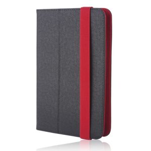 GreenGo Orbi 10 knižkové puzdro na tablet červeno-čierne LCSUNI910OBIRE - Puzdro na tablet do 10"
