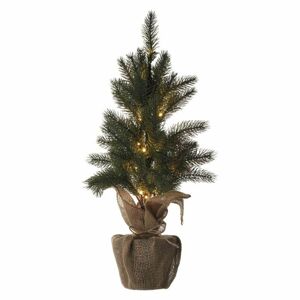 Emos LED vianočný stromček 52cm, 3xAA, vnútorný, teplá biela, časovač DCTW01 - Vianočná dekorácia