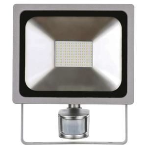 Emos 50W PIR PROFI neutrálna biela - LED reflektor sivý