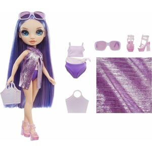 MGA Rainbow High Fashion bábika v plavkách - Violet Willow 507314-EUC