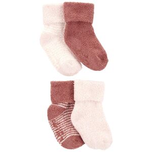 CARTER'S Ponožky Stripes Pink dievča LBB 4ks 3-12m 1N700710_3-12