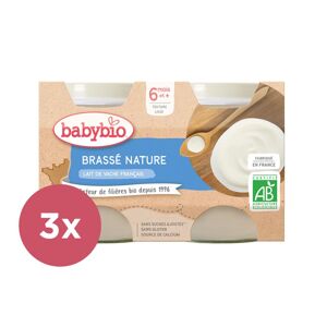 3x BABYBIO Brassé z francúzskeho mlieka natur 2x 130 g VP-F172998