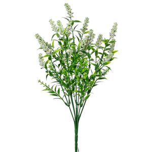 Zápich Zeleň biela 35cm 208627 - Umelé kvety