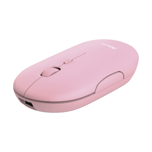 Trust Puck Rechargeable Bluetooth Wireless Mouse - pink - Wireless optická myš