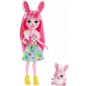 Mattel Mattel Enchantimals bábika so zvieratkom (Bree Zajacová a Twist) 25FXM73