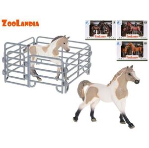 MIKRO -  Zoolandia kôň s žriebäťom a doplnkami 51061 - Zvieratká
