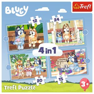Trefl Trefl Puzzle 4v1 - Bluey / BBC 34637