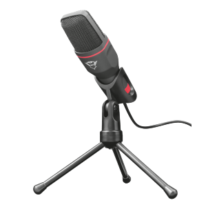 Trust GXT 212 Mico USB Microphone - PC mikrofón červeno-čierny