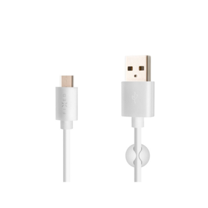 FIXED kábel USB-C 2m 3A biely FIXD-UC2M-WH