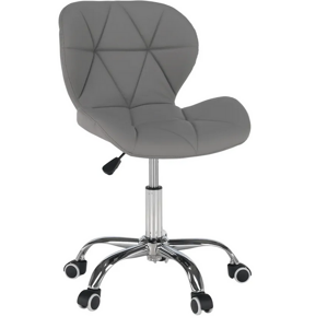 ARGUS NEW SS 0000299510 - Kancelárska stolička, svetlosivá/chróm