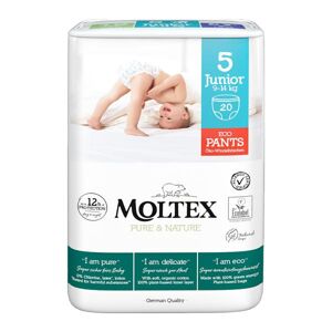 MOLTEX Pure&Nature Nohavičky plienkové jednorazové 5 Junior (9-14 kg) 20 ks 368