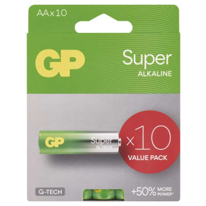 GP Super LR6 (AA) 10ks B1320G - Batérie alkalické