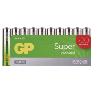 GP Super LR03 (AAA) 20ks B0110L - Batérie alkalické
