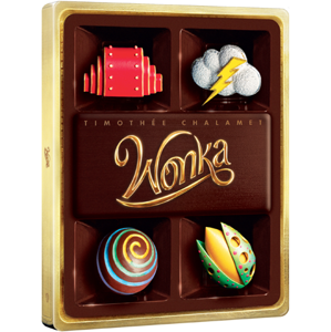 Wonka (2BD) - steelbook - motív Chocolate W02903 - UHD Blu-ray film (UHD+BD)