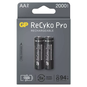 GP ReCyko Pro Professional HR6 (AA) 2000mAh 2ks - Nabíjacie batérie