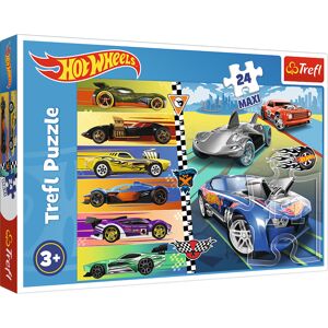 Trefl Trefl Puzzle 24 Maxi - Rýchle Hot Wheels / Mattel Hot Wheels 14362