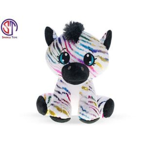 MIKRO -  Zebra Star Sparkle plyšová 37cm sediaca 0m+ 93967 - plyšová hračka