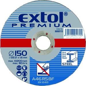 EXTOL  8808118 Rezný kotúč na oceľ a antikoro