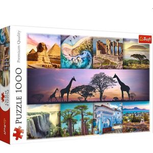 Trefl Trefl Puzzle 1000 - Koláž - Afrika 10792