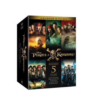 Piráti z Karibiku 1-5 D01543 - DVD kolekcia (5DVD)