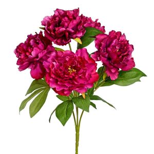 Kytica pivonia cyklámenová 47cm 218228 - Umelé kvety