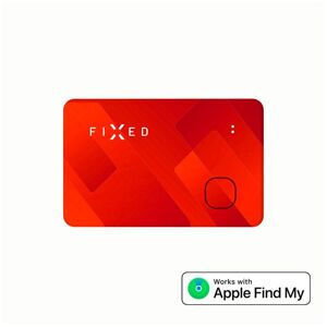 FIXED Tag Card s podporou Find My, bezdrôtové nabíjanie, oranžový FIXTAG-CARD-OR - Smart tracker