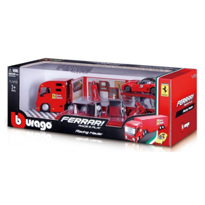 Bburago Bburago PLAY 1:43 Ferrari Race & Play Racing Hauler - Autíčko