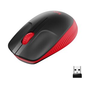Logitech M190 červeno-čierna 910-005908 - Wireless optická myš
