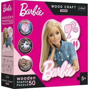 Trefl Trefl Wood Craft Junior puzzle Krásna Barbie 50 dielikov 20201