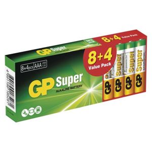 GP Super LR03 (AAA) 8+4ks B1310T