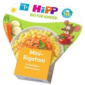HIPP BIO Mini Rigatoni so zeleninou v smotanovej omáčke 250g 8638-01