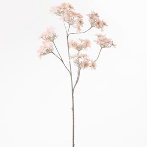 Vianočná Hydrangea 78cm lososová 8200392 - Umelý kvet vianočný