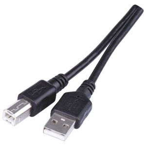 Emos USB kábel 2.0 A vidlica - B vidlica 2m - Kábel USB A-B