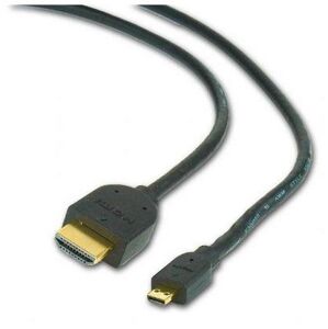Gembird kábel HDMI - micro HDMI 1.8m čierny CC-HDMID-6 - kábel HDMI - microHDMI