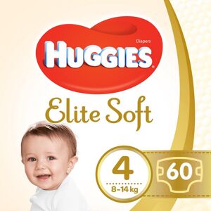 HUGGIES® Elite Soft Plienky jednorázové 4 (8-14 kg) 60 ks 1586199