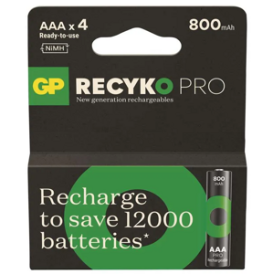 GP ReCyko Pro Professional HR03 (AAA) 800mAh 4ks B26184 - Nabíjacie batérie