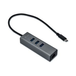 i-Tec Metal USB-C 3.1 Hub 3-Port + Gigabit Ethernet Adapter C31METALG3HUB