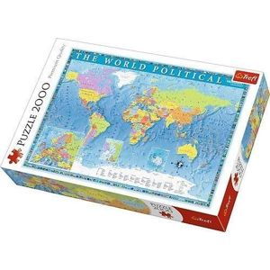 Trefl Trefl puzzle Politická mapa sveta 2000 27099-1
