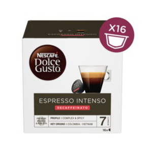 NESCAFE Dolce Gusto - Intenso Decaffeinato (16 kapsúl) - Kávové kapsule